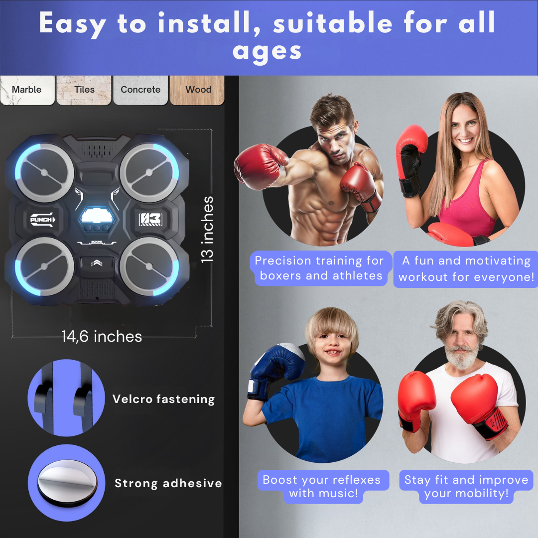 Music boxing machine for kids