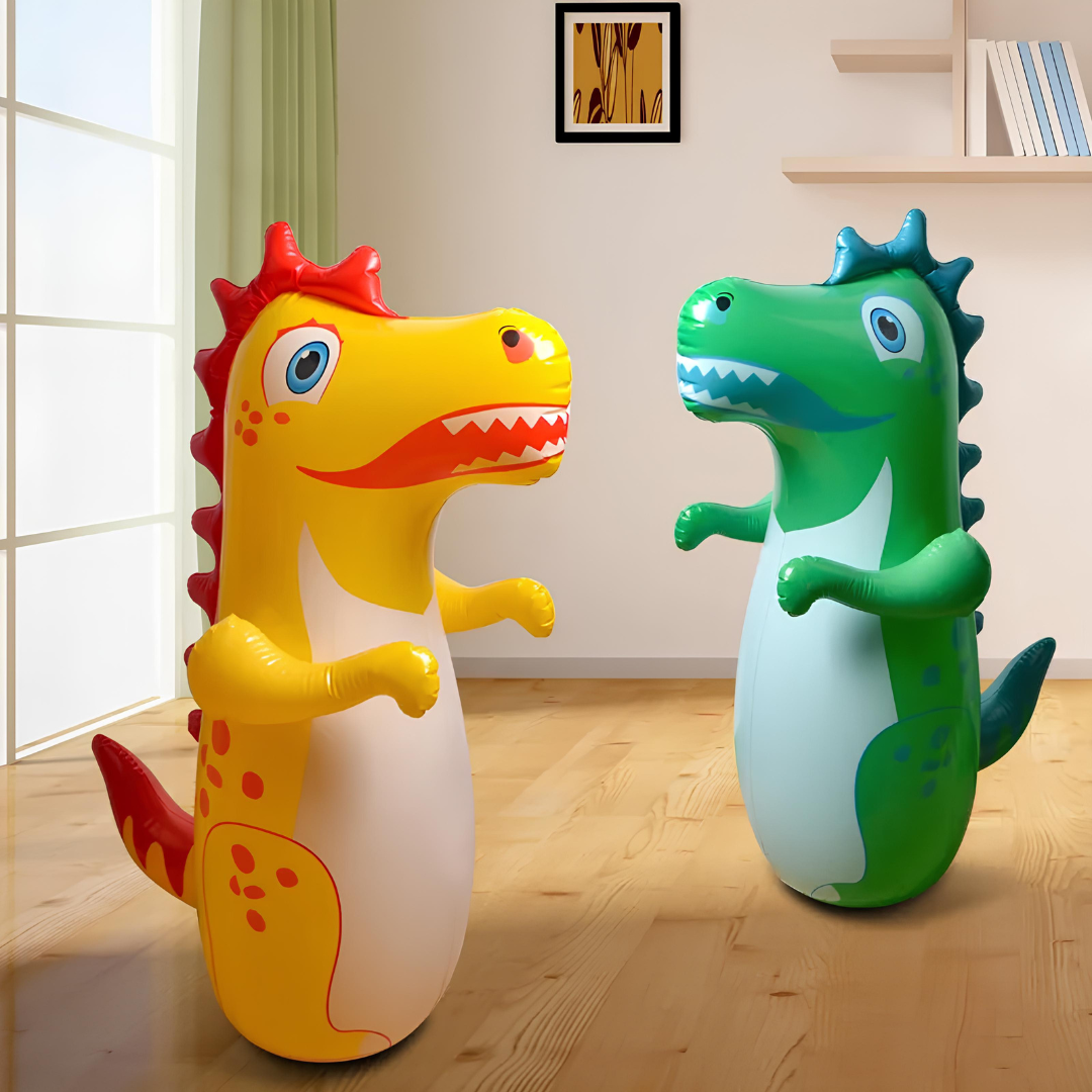 Inflatable Dinosaur Punching Bag for Kids