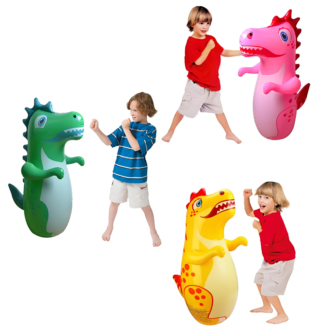 Inflatable Dinosaur Punching Bag for Kids